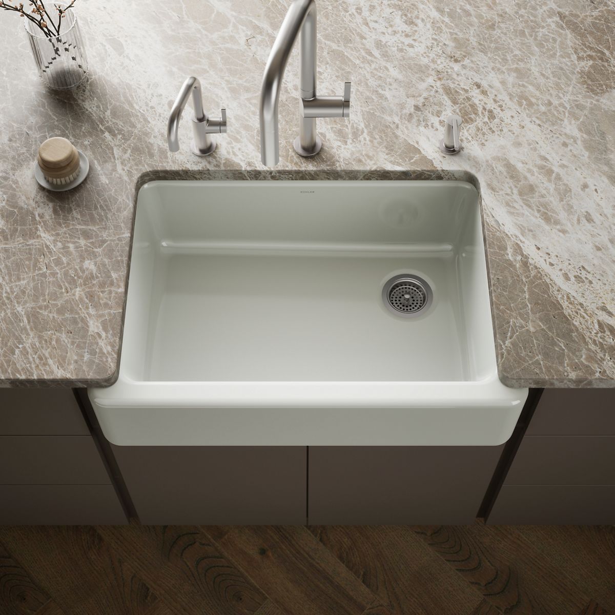 Whitehaven® 32-3/4" undermount single-bowl farmhouse kitchen sink
