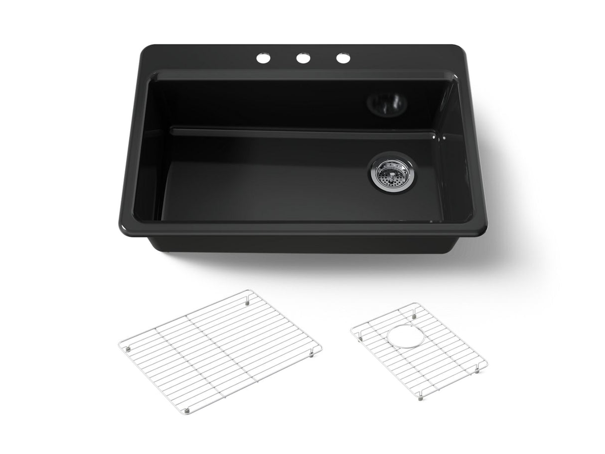 Riverby® 33" top-mount single-bowl kitchen sink