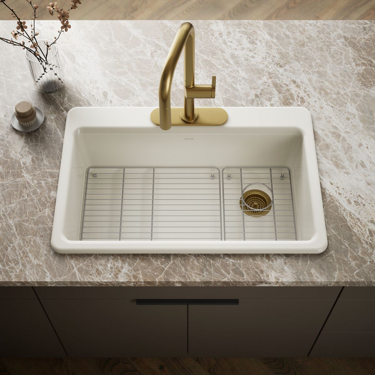 Riverby® 33" top-mount single-bowl kitchen sink