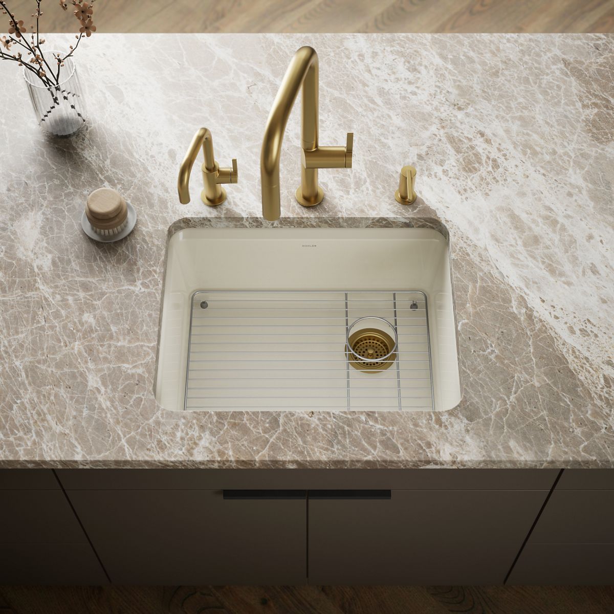 Riverby® 25" undermount single-bowl kitchen sink