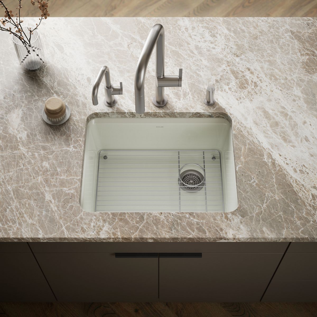 Riverby® 25" undermount single-bowl kitchen sink