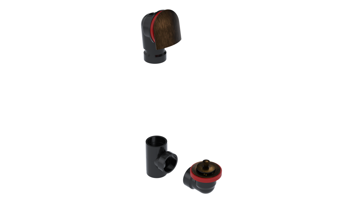 ABS OFFSET WASTE & OVERFLOW LIFT & TURN KIT (6040LK)