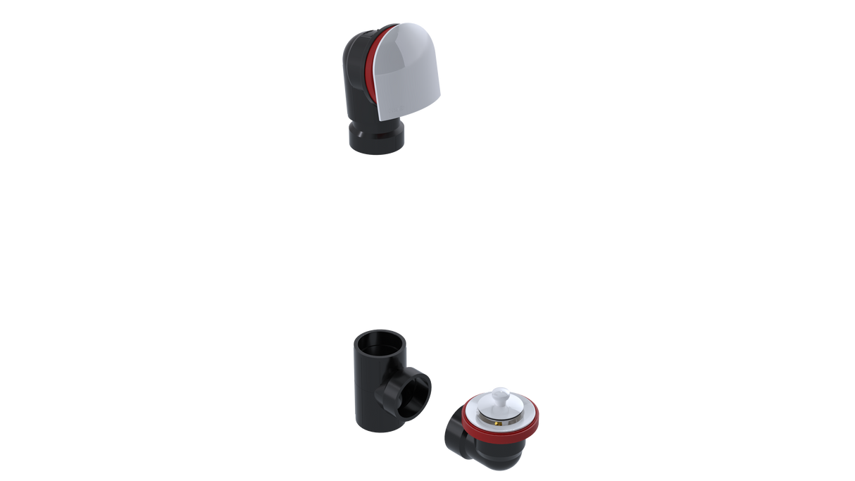 ABS OFFSET WASTE & OVERFLOW LIFT & TURN KIT (6040LK)