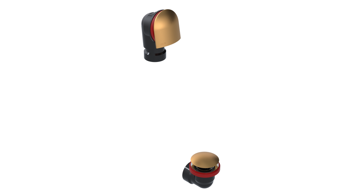 ABS OFFSET WASTE & OVERFLOW CLICKER® HALF KIT (6040QHK)