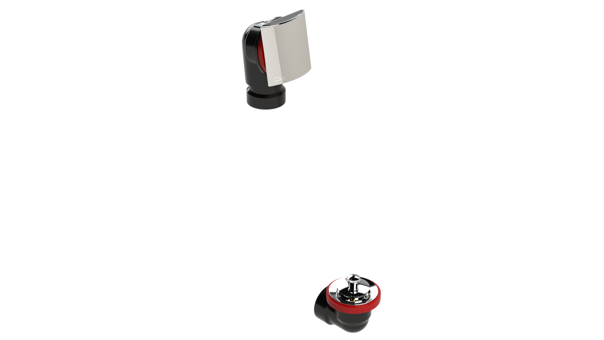 ABS OFFSET WASTE & OVERFLOW LIFT & TURN HALF KIT (6041LHK)