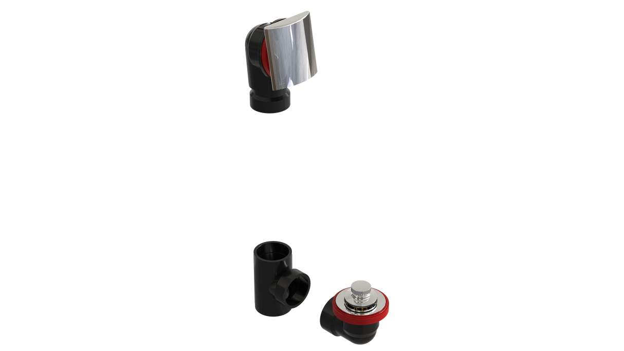 ABS OFFSET WASTE & OVERFLOW LIFT & TURN KIT (6041LZK-CP)