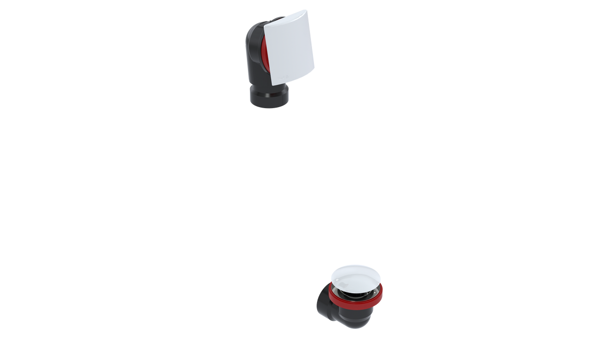 ABS OFFSET WASTE & OVERFLOW CLICKER® HALF KIT (6041QHK)