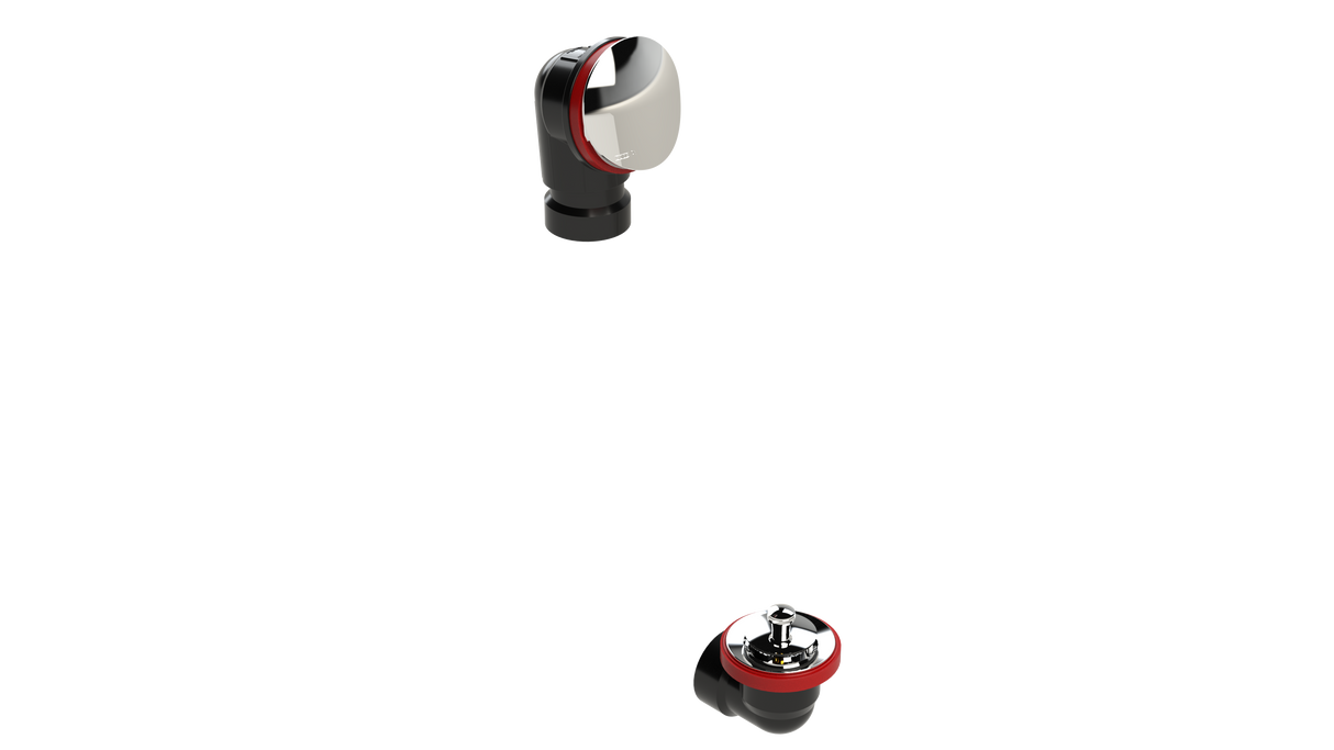 ABS OFFSET WASTE & OVERFLOW LIFT & TURN HALF KIT (6042LHK)