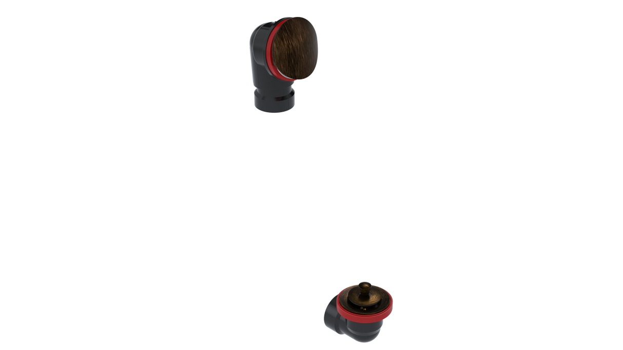 ABS OFFSET WASTE & OVERFLOW LIFT & TURN HALF KIT (6042LHK)
