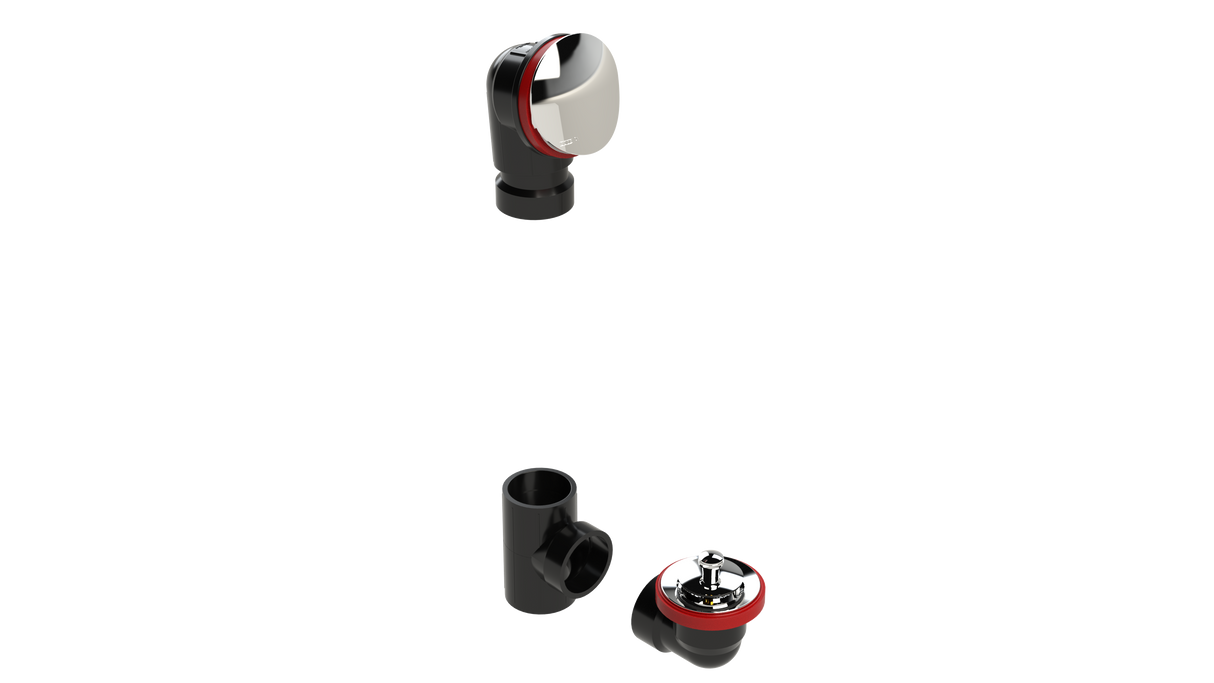 ABS OFFSET WASTE & OVERFLOW LIFT & TURN KIT (6042LK)