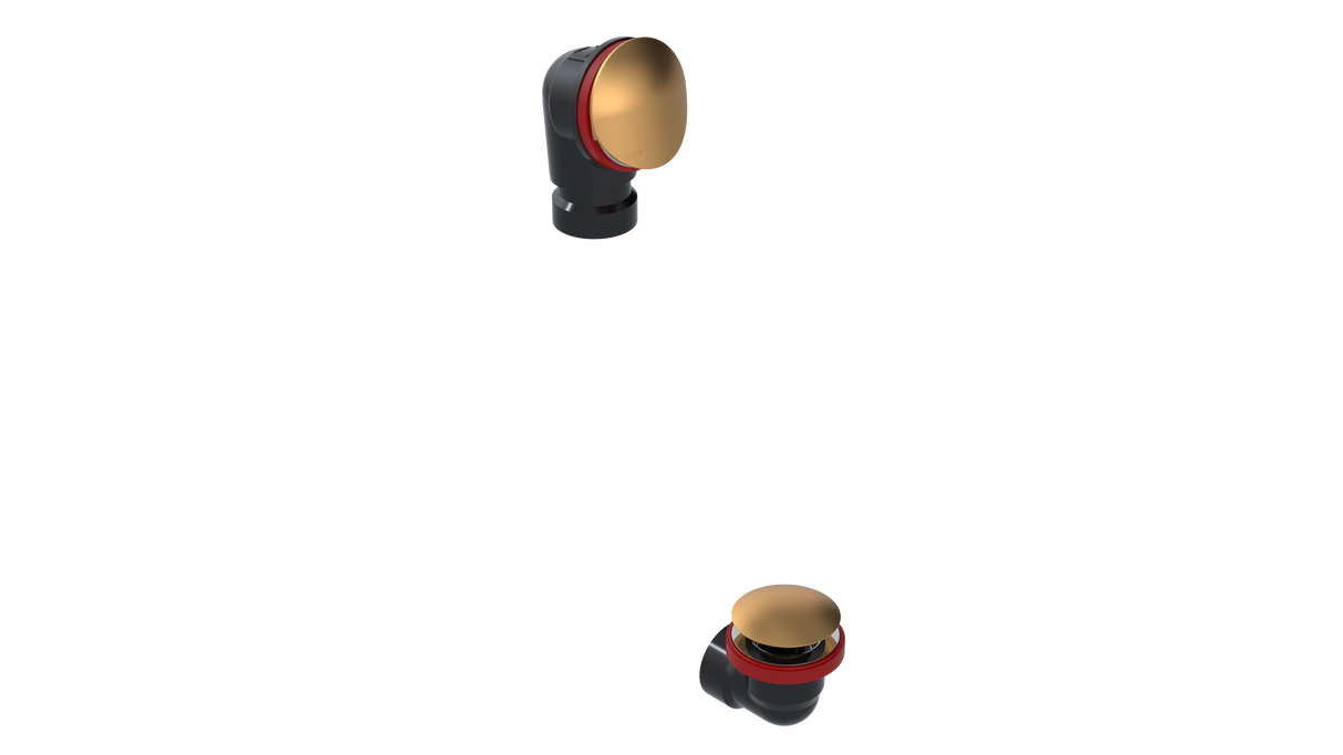 ABS OFFSET WASTE & OVERFLOW CLICKER® HALF KIT (6042QHK)
