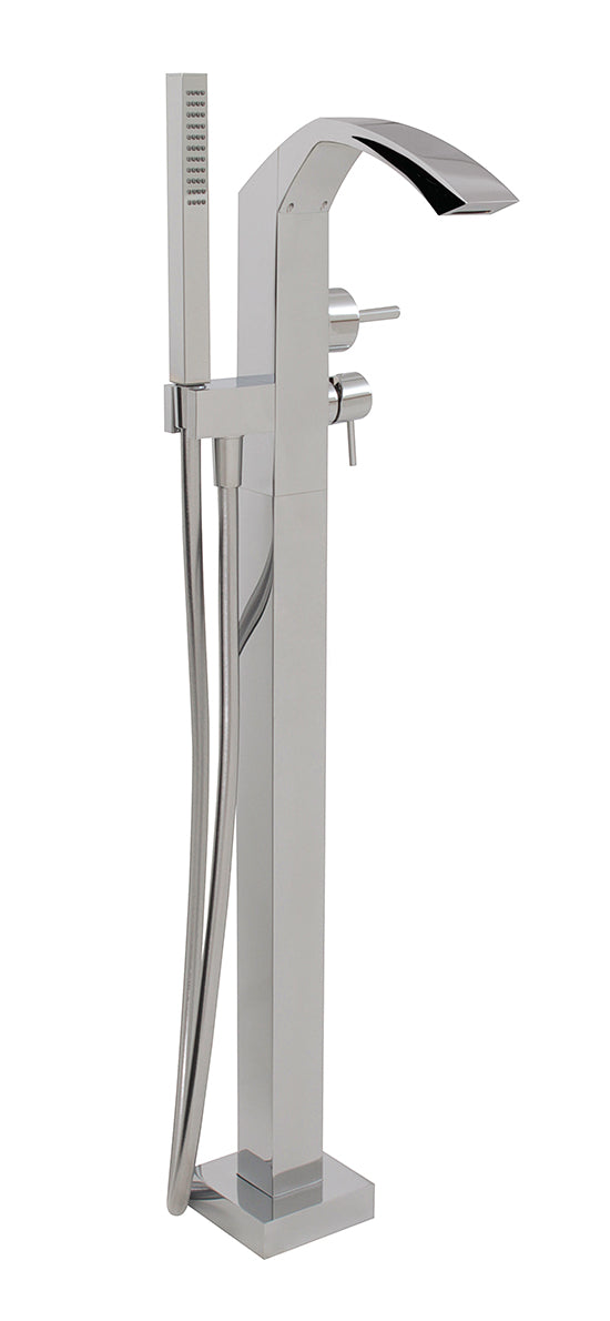 Aquabrass Floor Mount Tub Filler Hand Shower 616N85 - image 2