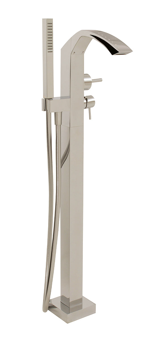 Aquabrass Floor Mount Tub Filler with Crystals 617N85 - image 2