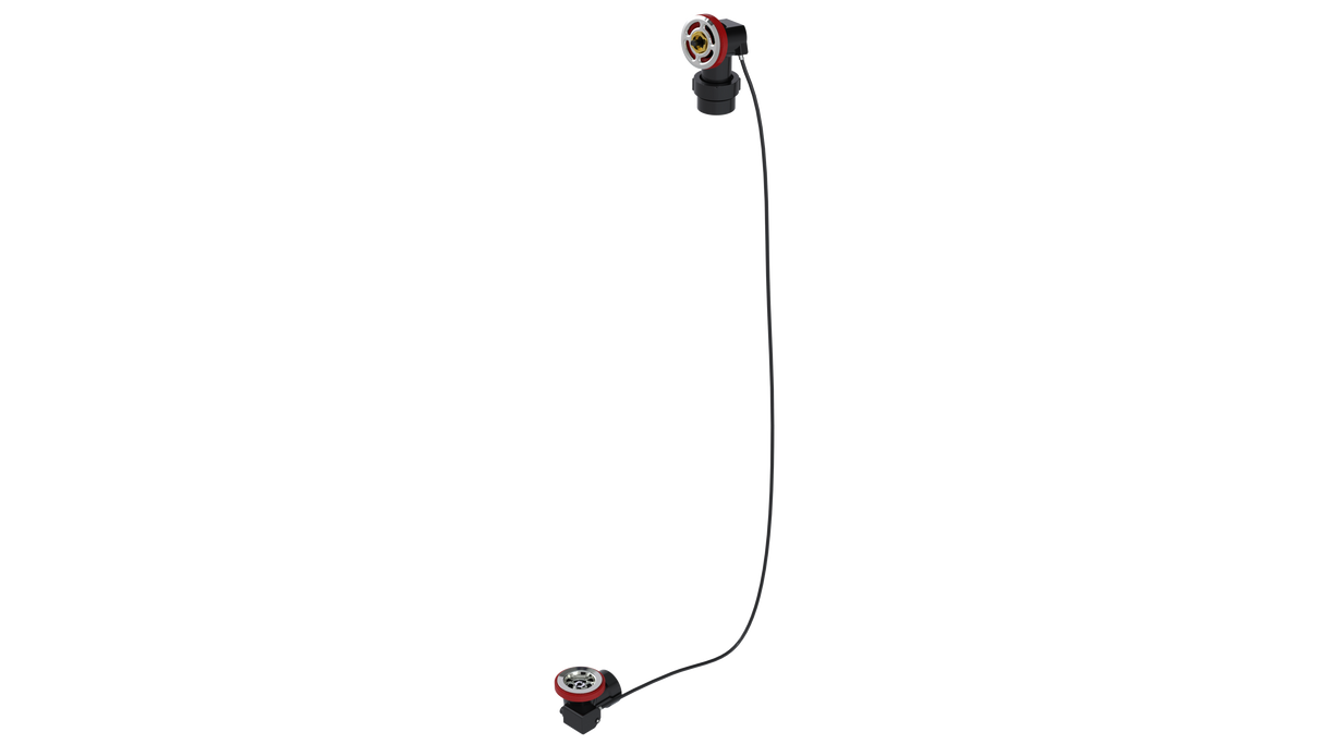 ABS OFFSET WASTE & OVERFLOW ROUGH-IN CABLE-DRIVE - HALF KIT (LESS PIPE, LESS TEE) (6342CRI-59HK)