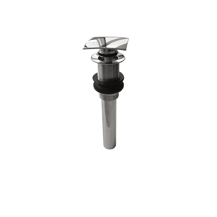 Aquabrass Long Square Pop-Up Sink Drain, Gold & Rose Gold - image 1