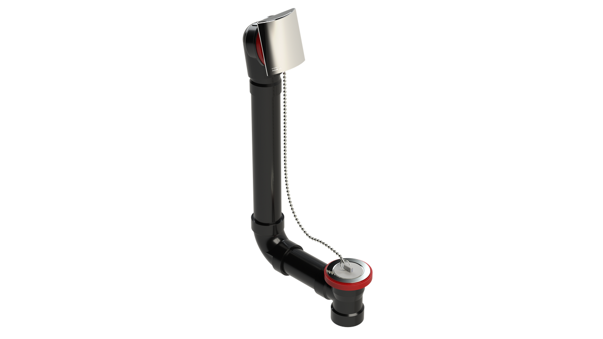 ABS DIRECT DRAIN WASTE & OVERFLOW PLUG & CHAIN (641DCS)