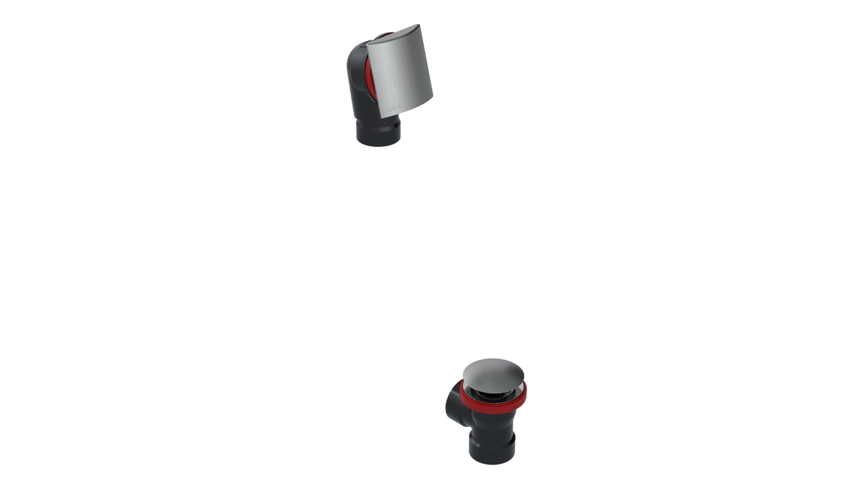 ABS DIRECT DRAIN WASTE & OVERFLOW CLICKER® HALF KIT (641DQHK)