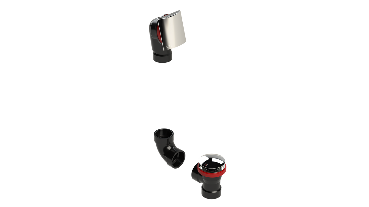 ABS DIRECT DRAIN WASTE & OVERFLOW CLICKER® KIT (641DQK)