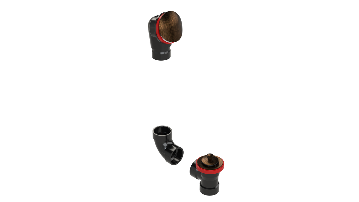 ABS DIRECT DRAIN WASTE & OVERFLOW LIFT & TURN KIT (642DLK)