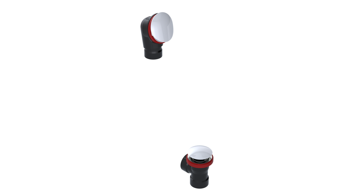 ABS DIRECT DRAIN WASTE & OVERFLOW CLICKER® HALF KIT (642DQHK)