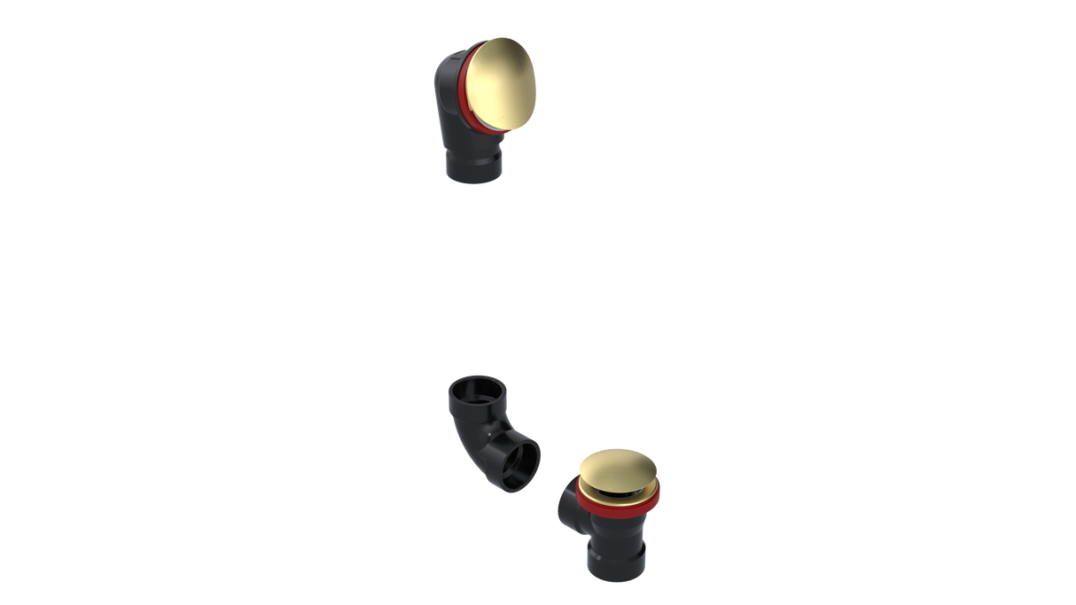 ABS DIRECT DRAIN WASTE & OVERFLOW CLICKER® KIT (642DQK)