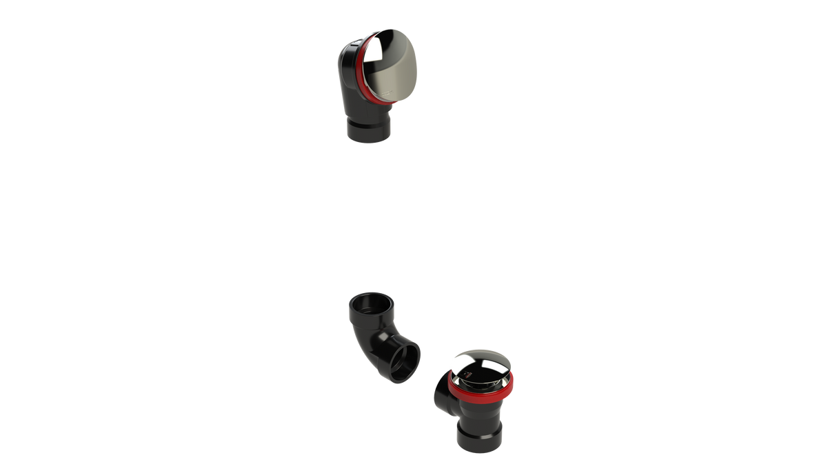 ABS DIRECT DRAIN WASTE & OVERFLOW CLICKER® KIT (642DQK)