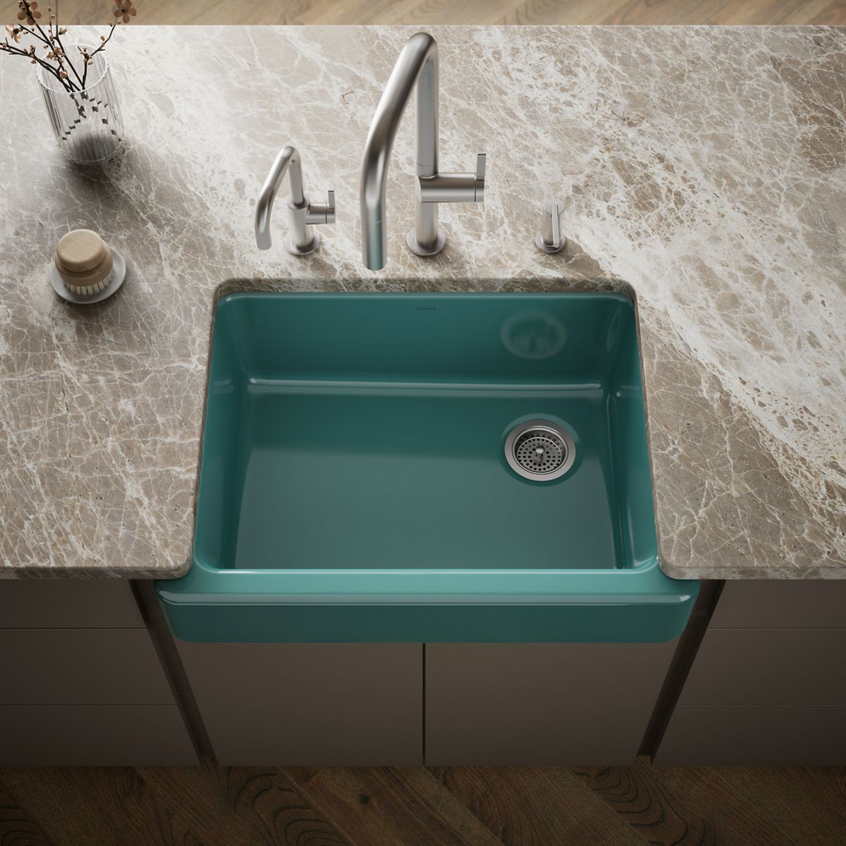 Whitehaven® 29-1/2" undermount single-bowl farmhouse kitchen sink