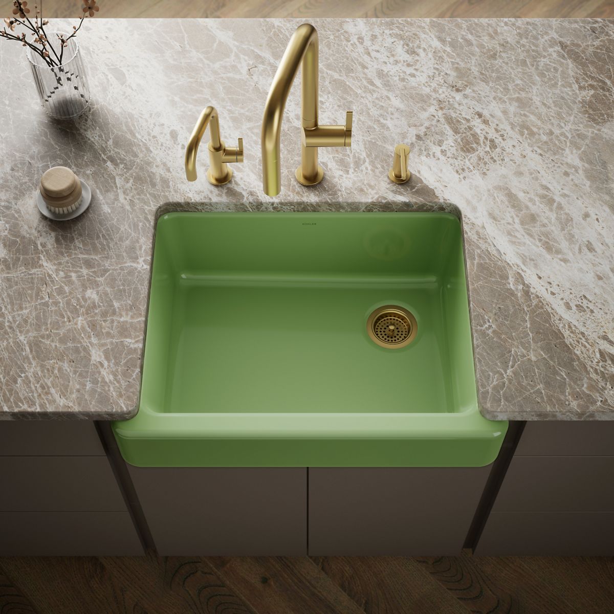 Whitehaven® 29-1/2" undermount single-bowl farmhouse kitchen sink