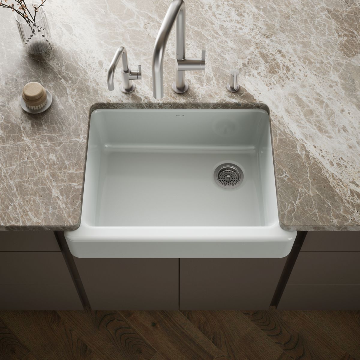 Whitehaven® 29-1/2" undermount single-bowl farmhouse kitchen sink