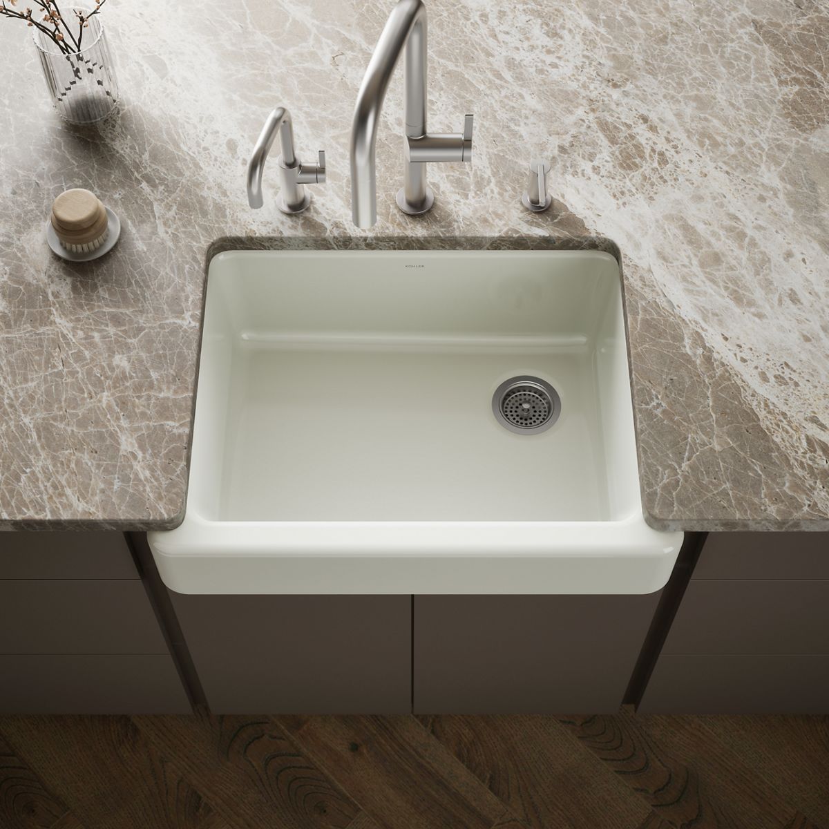 Whitehaven® 29-1/2" undermount single-bowl farmhouse kitchen sink