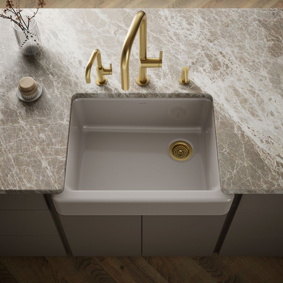 Whitehaven® 29-1/2" undermount single-bowl farmhouse kitchen sink