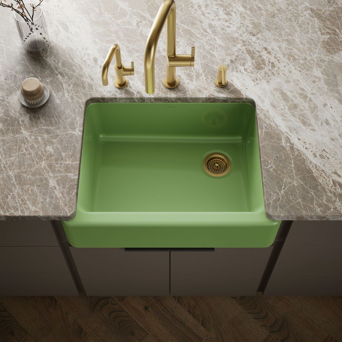 Whitehaven® 29-3/4" undermount single-bowl farmhouse kitchen sink