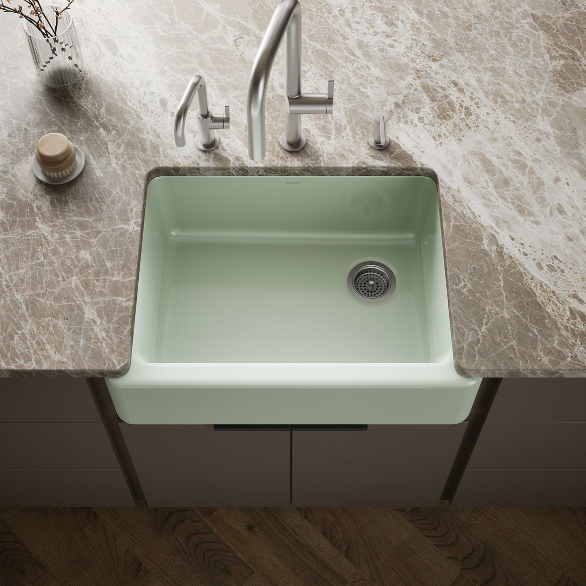 Whitehaven® 29-3/4" undermount single-bowl farmhouse kitchen sink