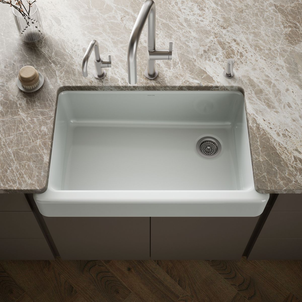 Whitehaven® 35-1/2" undermount single-bowl farmhouse kitchen sink