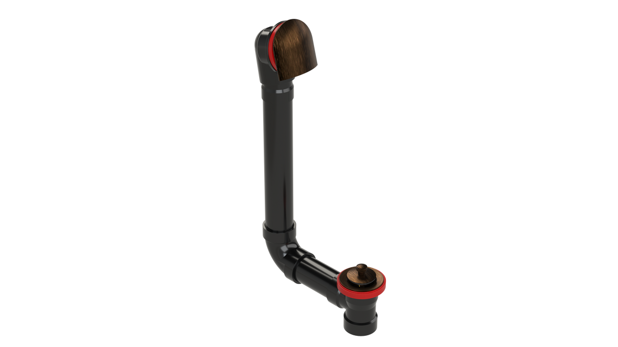 ABS DIRECT DRAIN WASTE & OVERFLOW LIFT & TURN (64DL)
