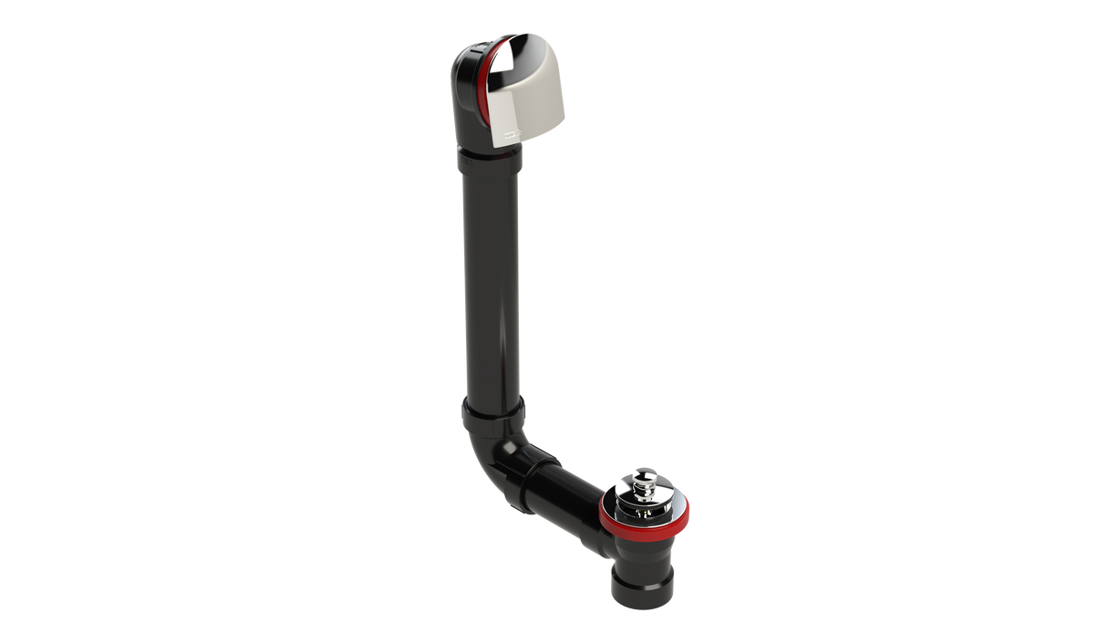 ABS DIRECT DRAIN WASTE & OVERFLOW PUSH-PULL (64DPP-CP)