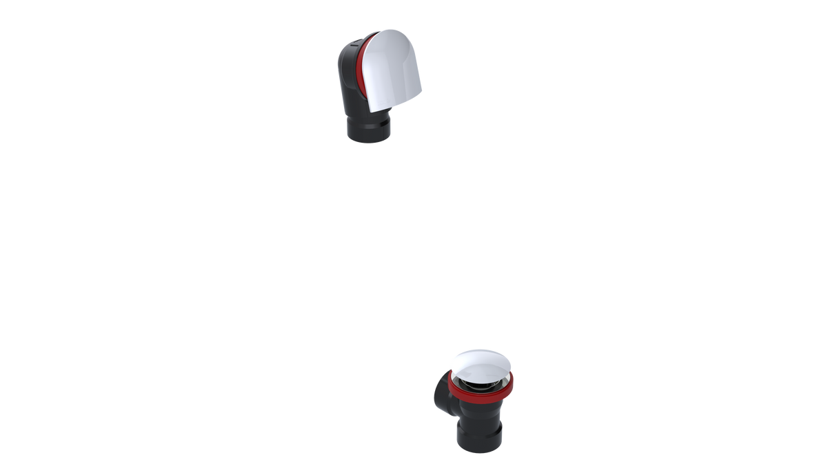 ABS DIRECT DRAIN WASTE & OVERFLOW CLICKER® HALF KIT (64DQHK)