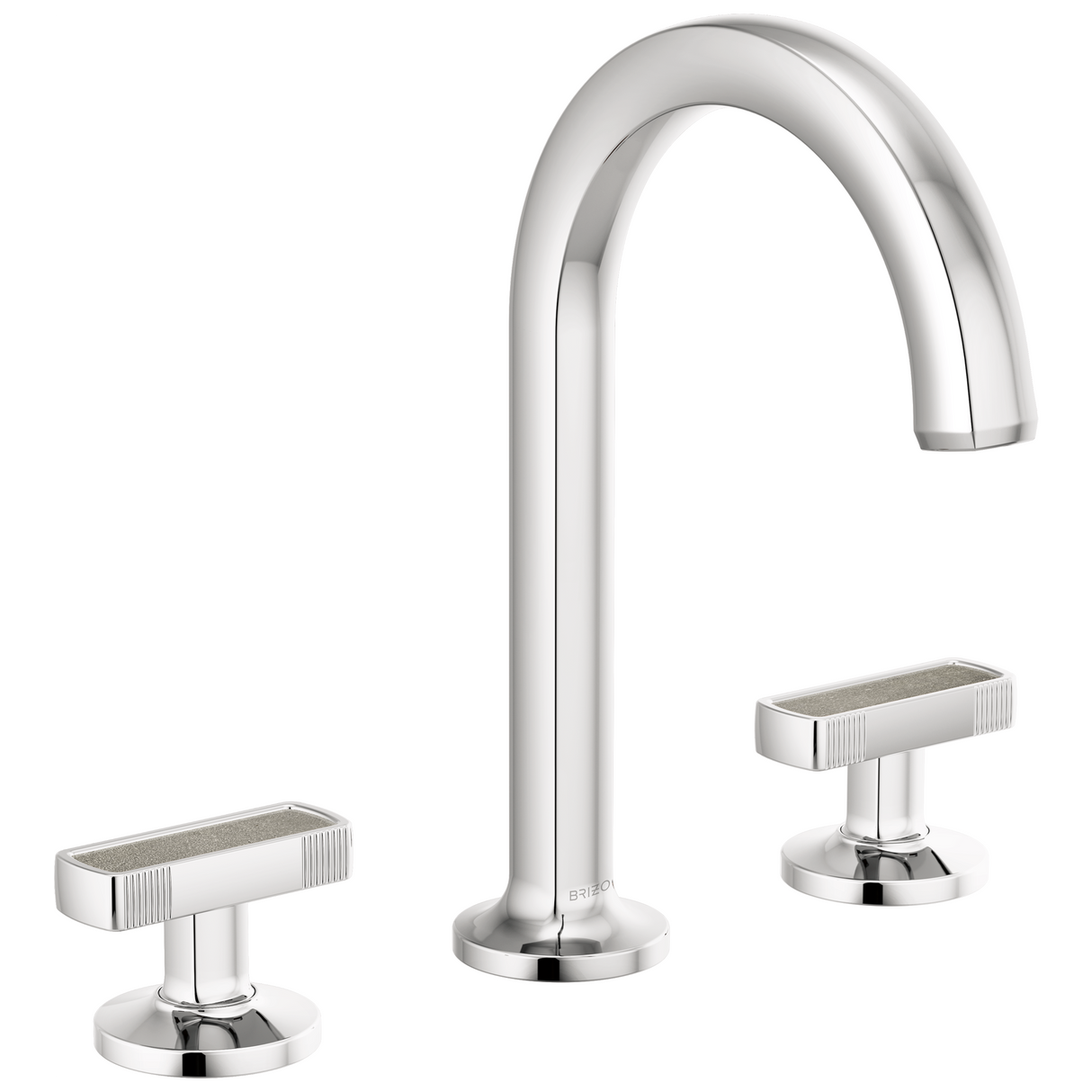Kintsu Widespread Lavatory Faucet with Arc Spout - Less Handles 1.5 GPM - Chrome
