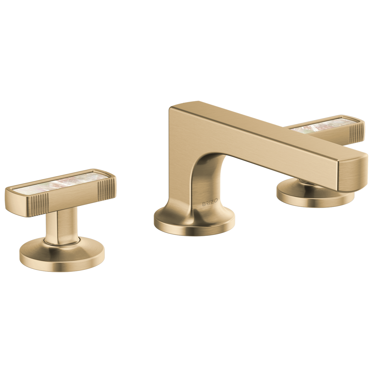 Kintsu Widespread Lavatory Faucet with Low Spout - Less Handles 1.2 GPM - Luxe Gold