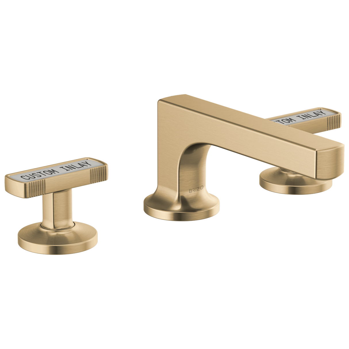 Kintsu Widespread Lavatory Faucet with Low Spout - Less Handles 1.5 GPM - Luxe Gold