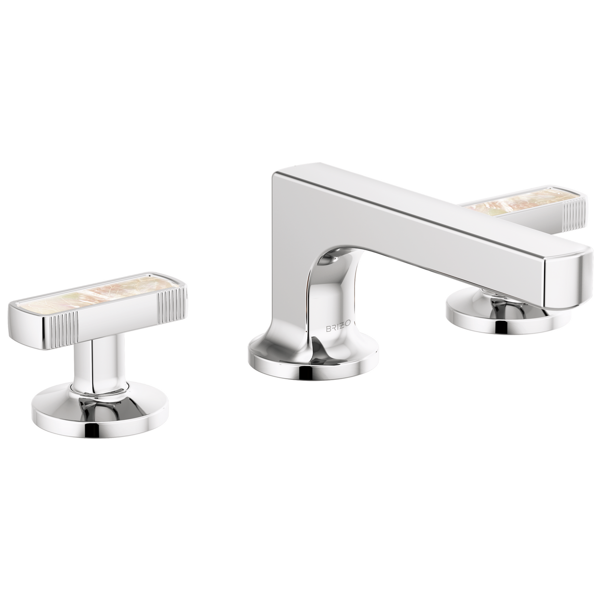 Kintsu Widespread Lavatory Faucet with Low Spout - Less Handles 1.2 GPM - Chrome