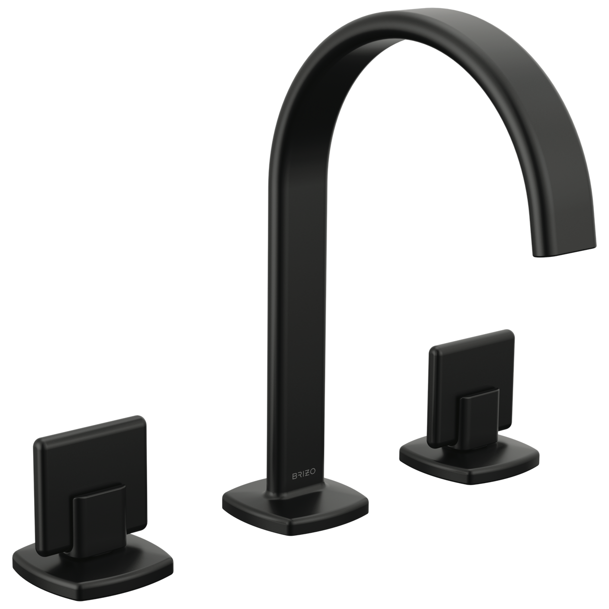 Allaria Widespread Lavatory Faucet with Arc Spout - Less Handles