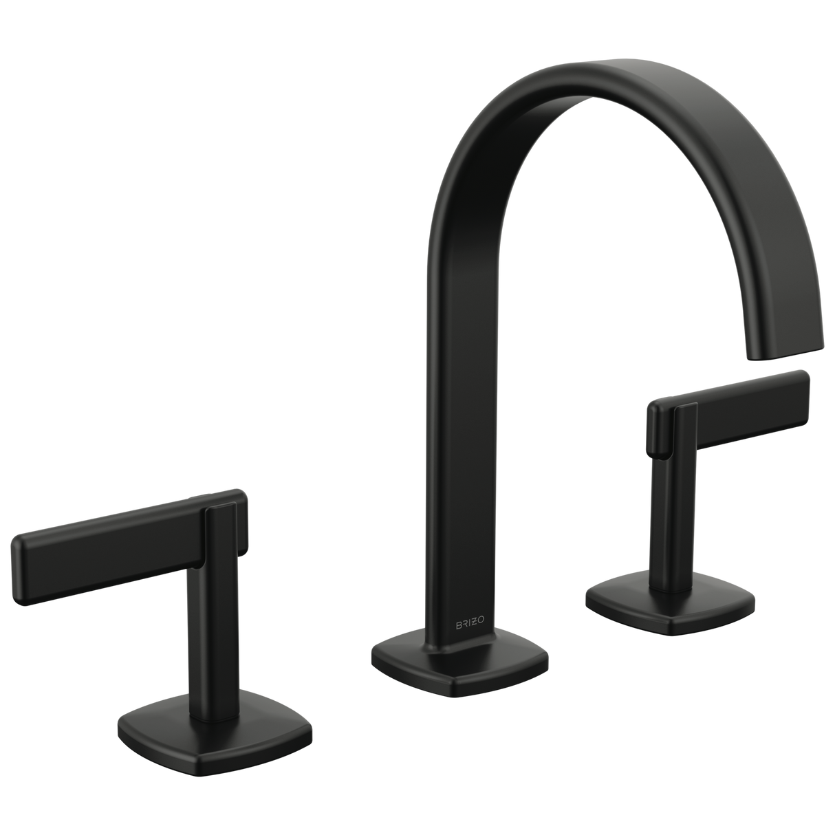 Allaria Widespread Lavatory Faucet with Arc Spout - Less Handles