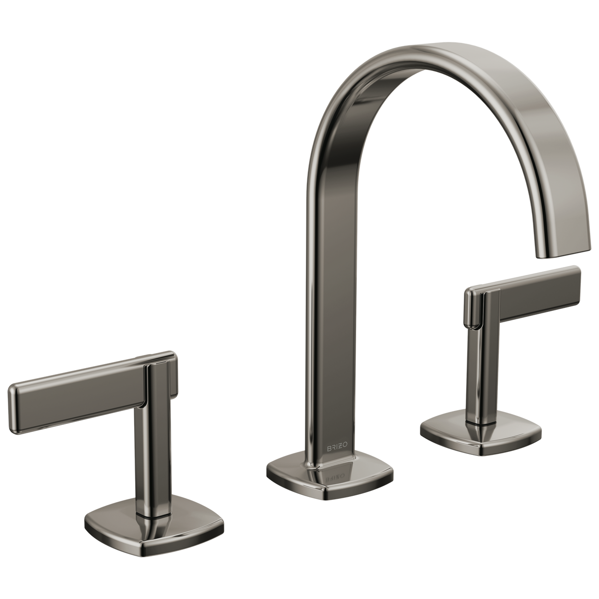 Allaria Widespread Lavatory Faucet with Arc Spout - Less Handles