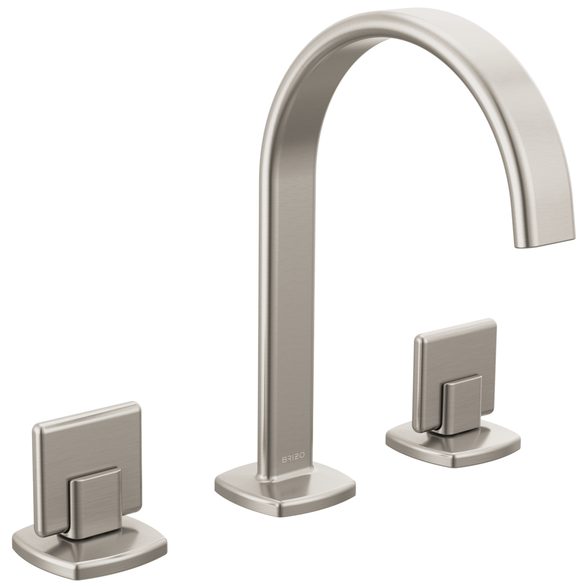 Allaria Widespread Lavatory Faucet with Arc Spout - Less Handles