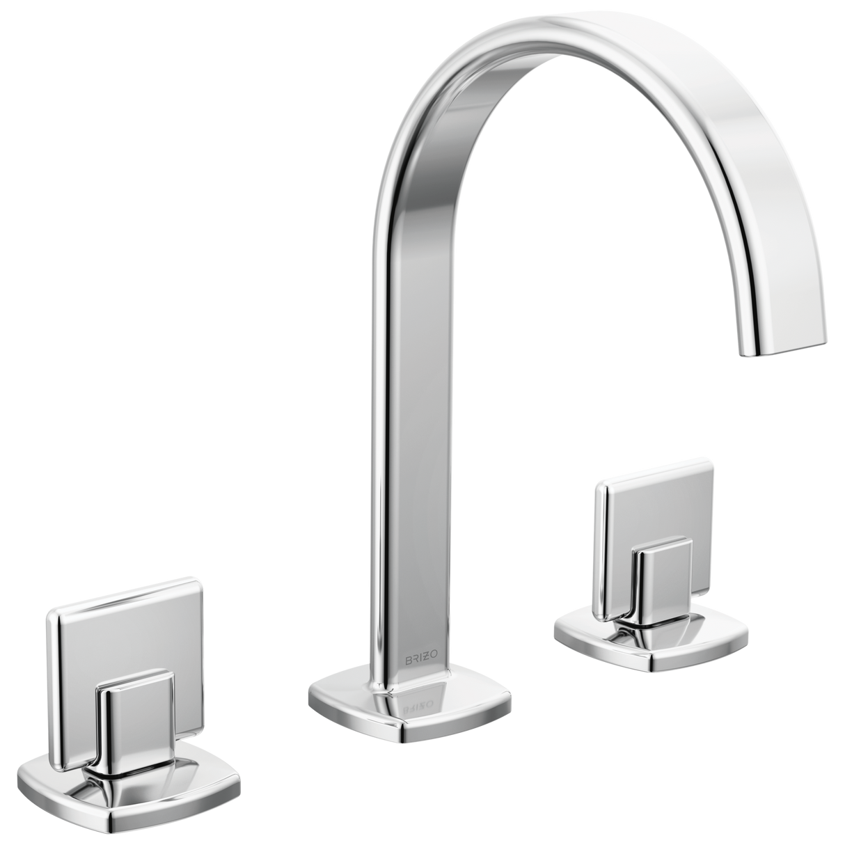 Allaria Widespread Lavatory Faucet with Arc Spout - Less Handles