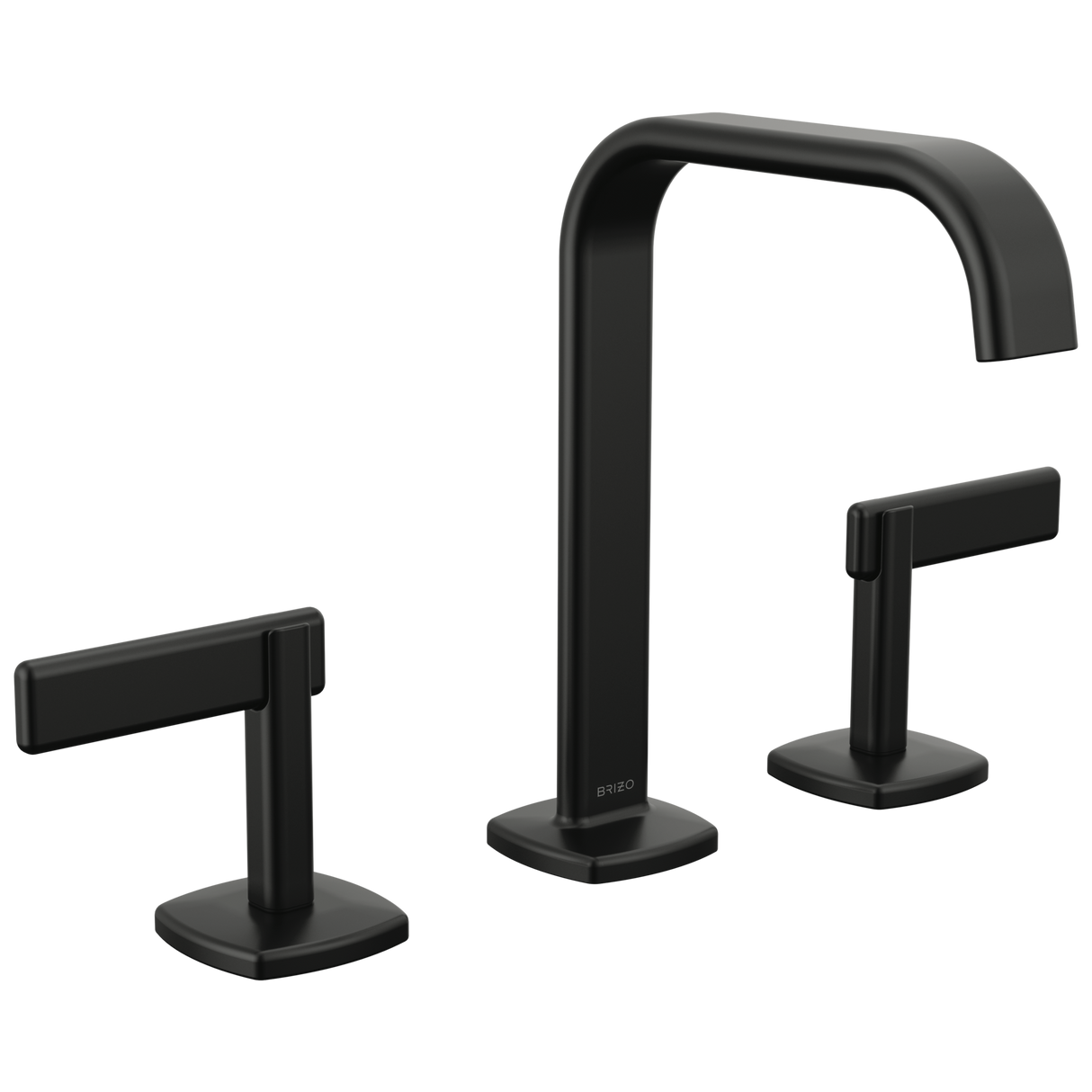 Allaria Widespread Lavatory Faucet with Square Spout - Less Handles