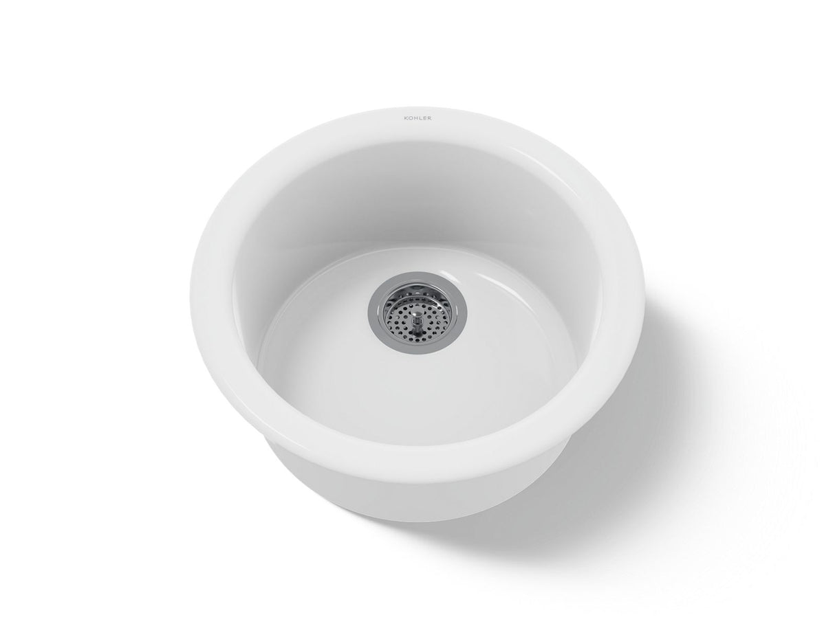 Porto Fino™ 18-1/2" top-/undermount single-bowl bar sink