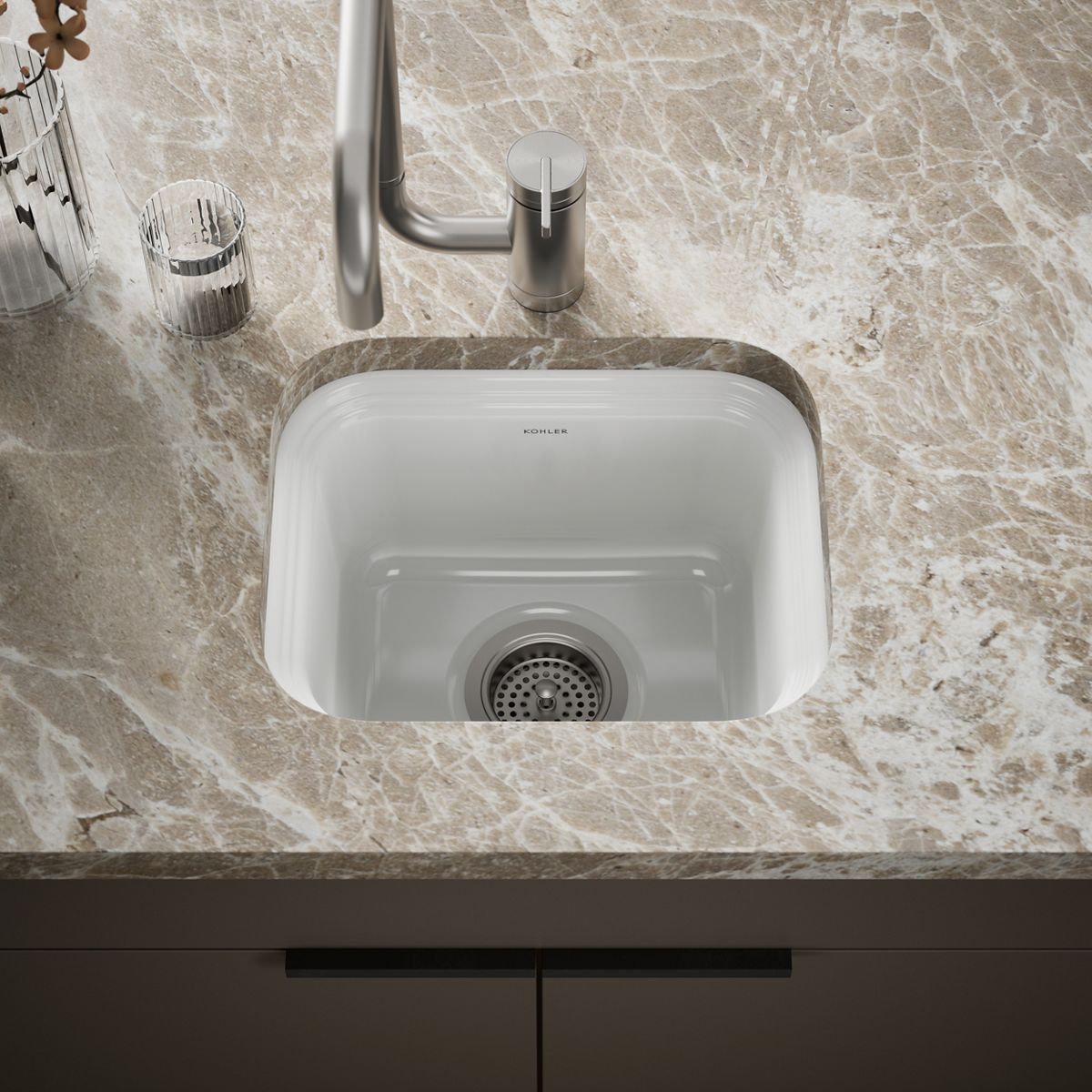 Northland™ 15" undermount single-bowl bar sink