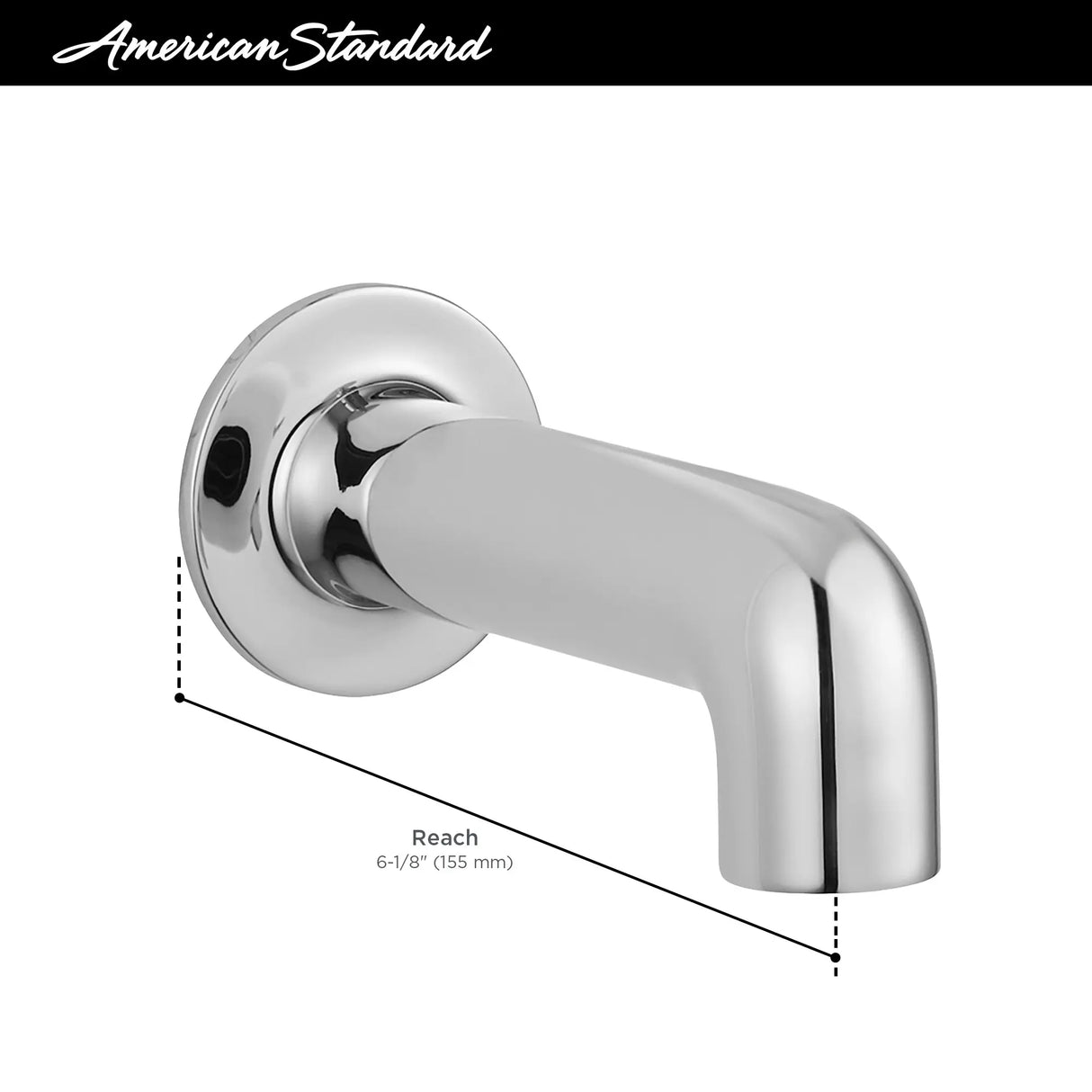 Studio® S 6-Inch IPS Non-Diverter Tub Spout